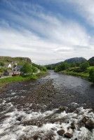 River Ewe with The Old Smiddy on the left